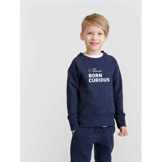 LUT lasten collegepaita, solid navy